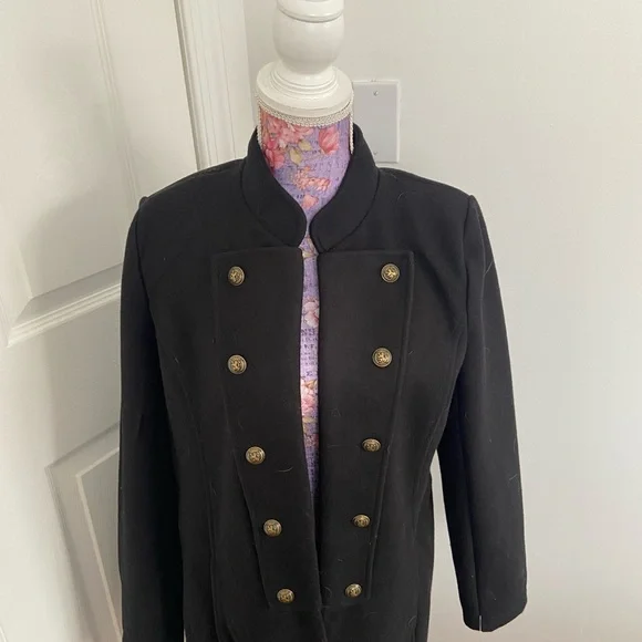 Tommy Hilfiger black open jacket blazer medium - Picture 2 of 6